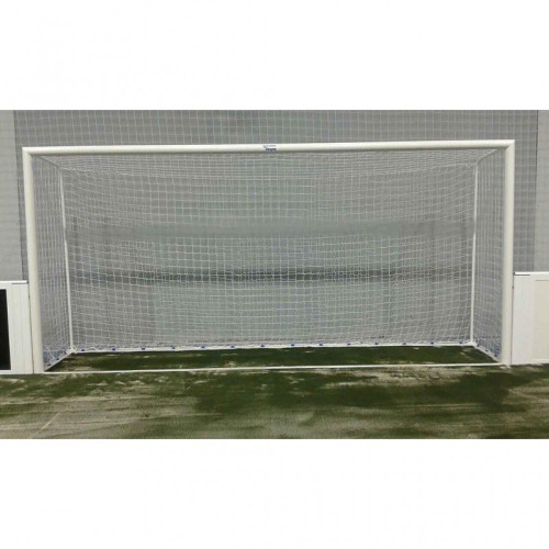 JUEGO PORTERÍAS FÚTBOL INDOOR METALICAS TRASLADABLES TUBO 80 MM