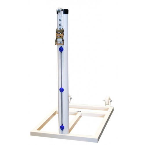 JUEGO POSTES TENIS TRASLADABLES ALUMINIO Ø 90MM