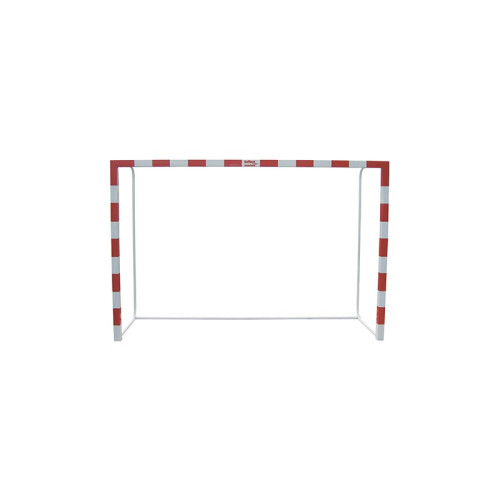 JUEGO PORTERÍAS F.SALA/BALONMANO METÁLICAS TRASLADABLES 80X80MM CON BASE DE TUBO REDONDO