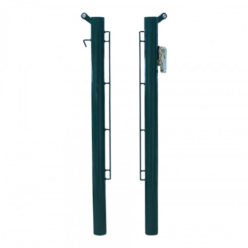 JUEGO POSTES PÁDEL METÁLICOS 80MM FIJOS DELUXE