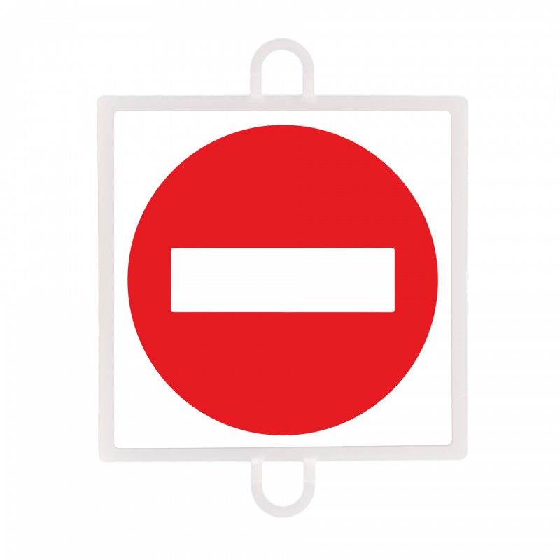 PANEL DE SEÑALIZACIÓN TRÁFICO DE PROHIBICIÓN Nº 1 (DIRECCIÓN CONTRARIA)