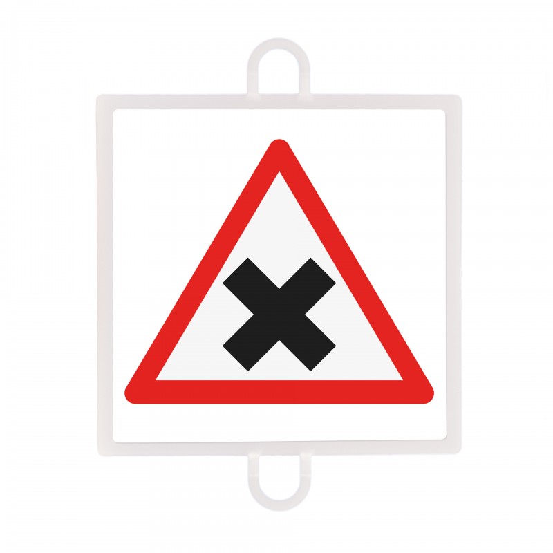 PANEL DE SEÑALIZACIÓN TRÁFICO DE PELIGRO Nº 3 (INTERSECCIÓN)