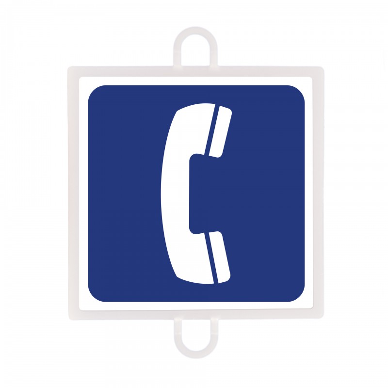 PANEL DE SEÑALIZACIÓN TRÁFICO DE INDICACIÓN Nº 2 (TELÉFONO)