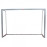 JUEGO PORTERÍAS GALVANIZADAS FÚTBOL SALA/BALONMANO METÁLICAS TRASLADABLES 80X80MM CON BASE 80X40MM