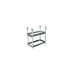 JUEGO CANASTAS BALONCESTO MONOTUBO NEW TUBO 140x140 MM FIJAS CON BASE PARA ANCLAJE VUELO 2,25 MTS