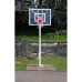 JUEGO CANASTAS MINIBASKET DELUXE MONOTUBO TUBO 100 FIJAS CON BASE PARA ANCLAJE -SIN TABLERO NI ARO-