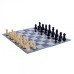 TABLERO AJEDREZ 43 CM PLEGABLE - INCLUYE FICHAS SENCILLAS-