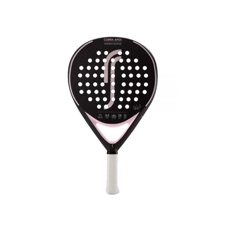 PALA PÁDEL RS COBRA APEX EDITION NEGRO ROSA MUJER
