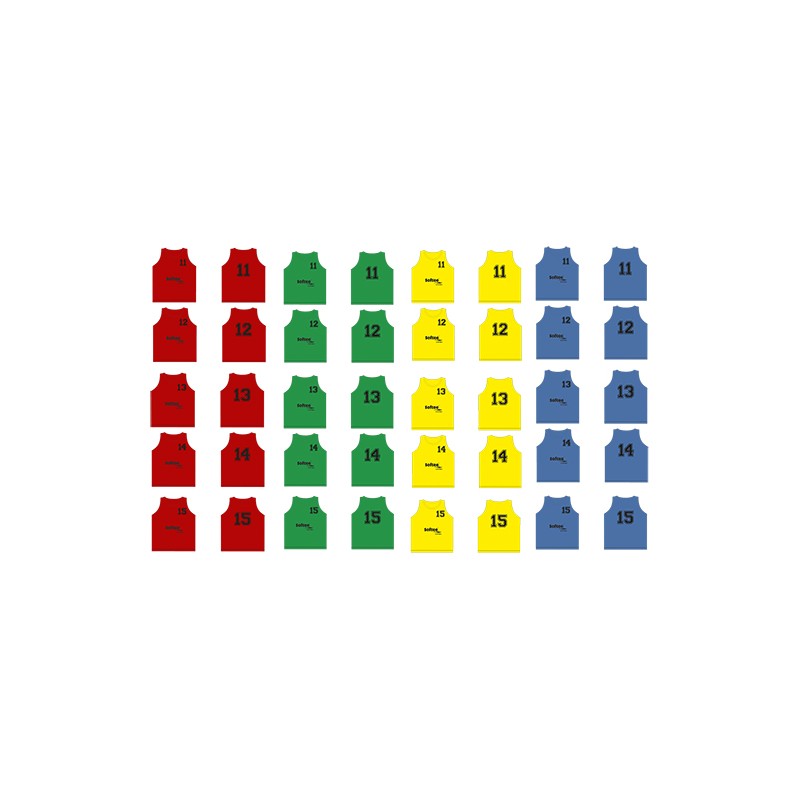SET 5 PETOS SOFTEE NUMERADOS del 11 al 15
