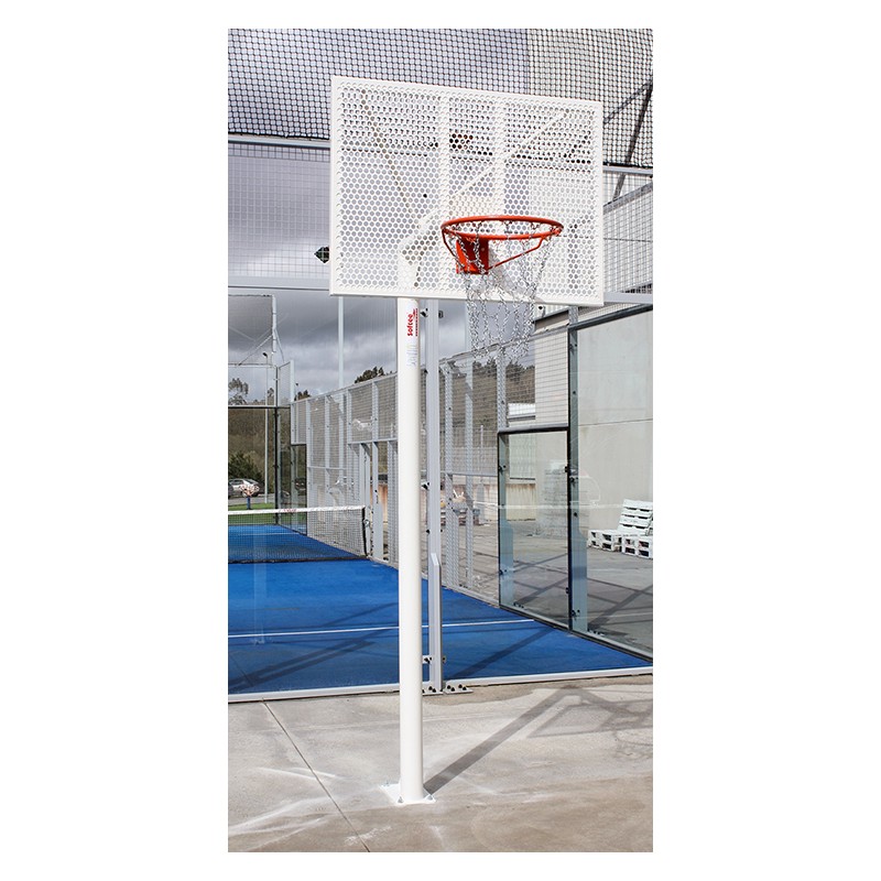 JUEGO CANASTAS ANTIVANDALICAS MINIBASKET NEW TUBO 114 MM LACADA -INCLUYE AROS, REDES Y TABLEROS-
