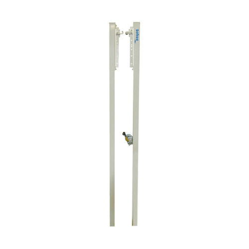 JUEGO POSTES VOLEIBOL FIJOS DE ALUMINIO SECCION CUADRADA 80X80MM