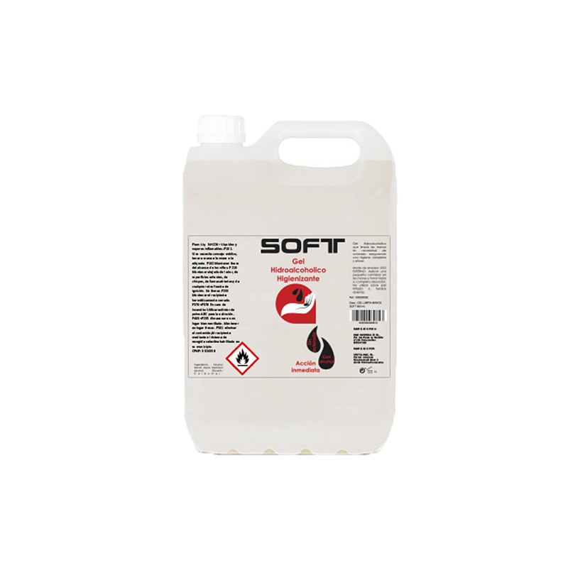 GEL HIDROALCOHÓLICO SOFT 5L