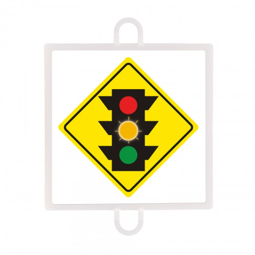 PANEL DE SEÑALIZACIÓN TRÁFICO DE ADVERTENCIA Nº 2 (SEMÁFORO AMBAR)