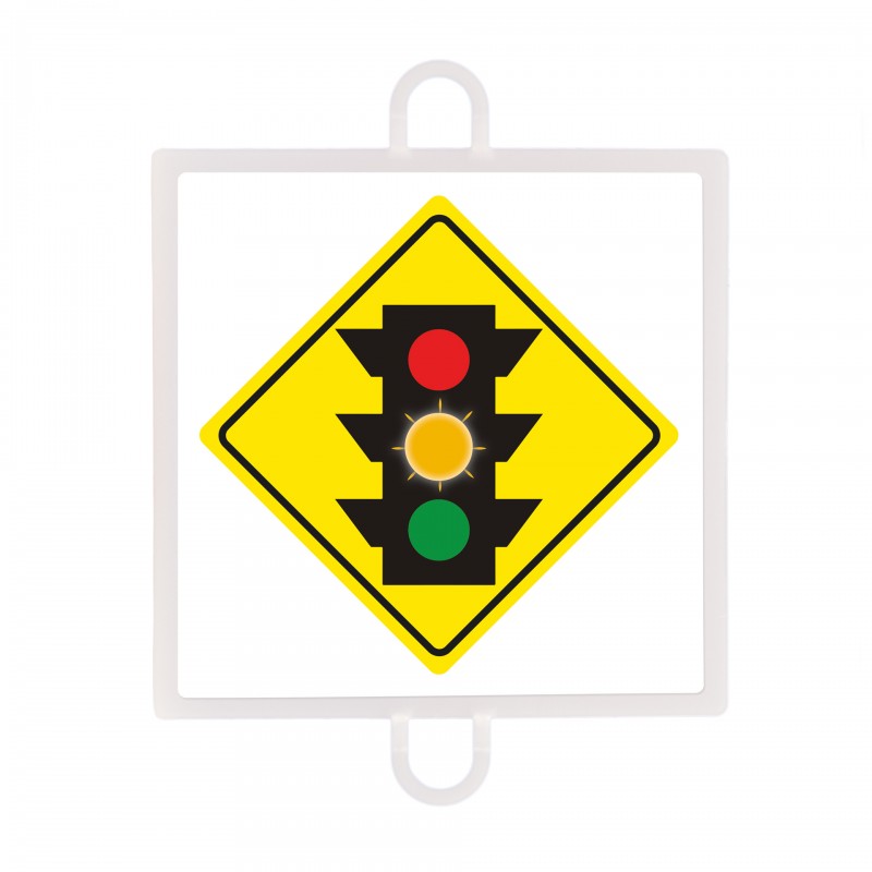 PANEL DE SEÑALIZACIÓN TRÁFICO DE ADVERTENCIA Nº 2 (SEMÁFORO AMBAR)