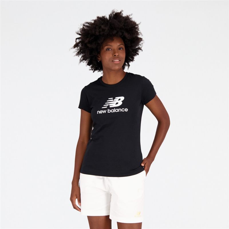CAMISETA NEW BALANCE  ESSENTIALS STACKED LOGO WT31546 MUJER