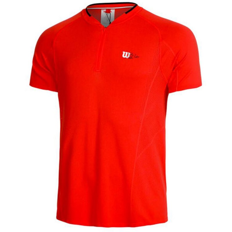 CAMISETA WILSON M SERIES SEAMLESS ZIP HENLEY 2.0 W91M314123
