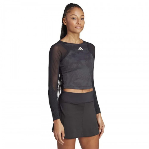 CAMISETA ADIDAS MANGA LARGA PARIS CROP HZ8731 MUJER