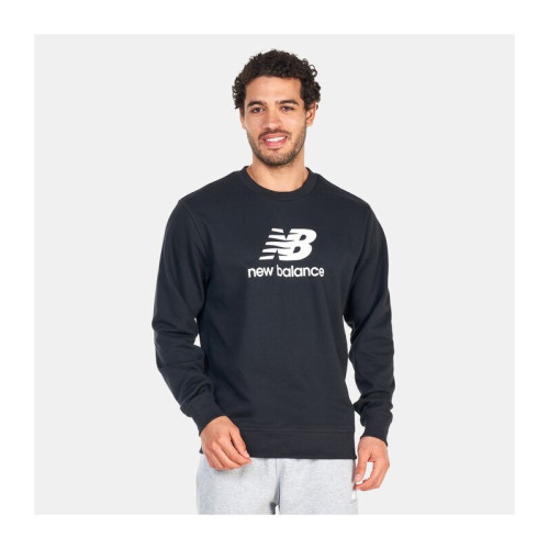 SUDADERA NEW BALANCE ESSENTIALS STACKED LOGO MT31538