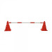PICA PARA VALLA EXTENSIBLE ROJO/BLANCO