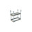 JGO CANASTAS GALVANIZADAS BALONCESTO MONOTUBO NEW TUBO 114 MM FIJAS CON BASE ANCLAJE-SIN TABLERO,ARO