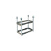 JGO CANASTAS GALVANIZADAS BALONCESTO MONOTUBO NEW TUBO 114 MM FIJAS CON BASE ANCLAJE-SIN TABLERO,ARO