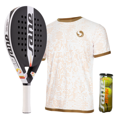 PACK (Racket, T-shirt and Balls) Sane IMPRONTA 3K