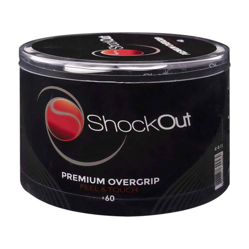 TAMBOR SHOCKOUT 60 OVERGRIPS PREMIUM LISOS BLANCO